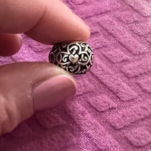 Brighton silver bead charm spacer